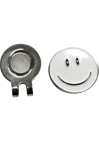 3pcs Alaşım Manyetik Şapka Klipsleri Mutlu Yüz Golf Topu Işaretleri Golfçü Hediye Karışık Renk(Yurt Dışından) modelleri