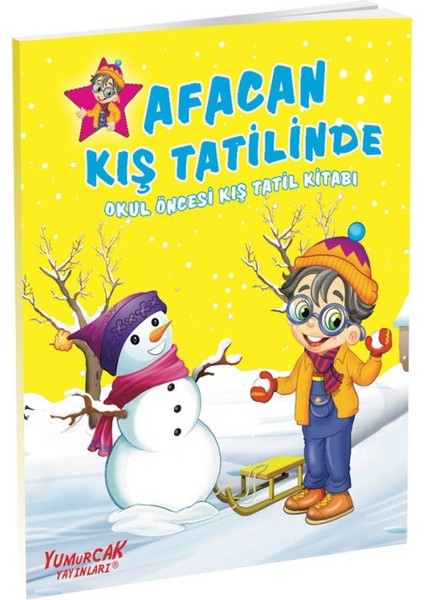 Afacan Kış Tatilinde Okul Öncesi Kış Tatil Kitabı Hikaye Hediyeli