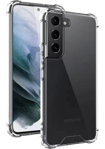Samsung Galaxy S22 Plus Kılıf Ultra Korumalı Şeffaf Antishock Silikon