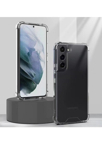 Samsung Galaxy S22 Plus Kılıf Ultra Korumalı Şeffaf Antishock Silikon