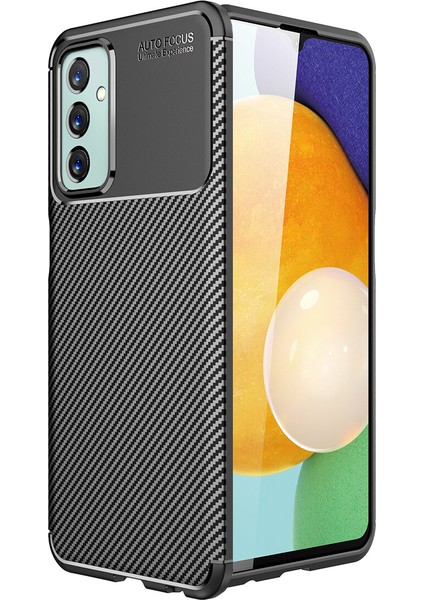 Samsung Galaxy M23 Kılıf Karbon Desenli Lux Negro Silikon