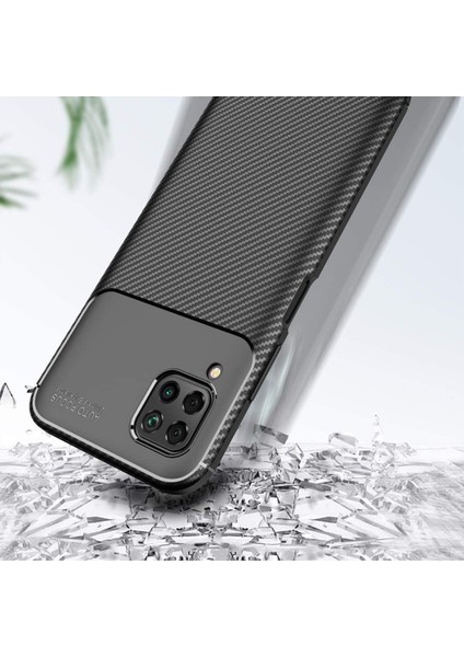 Huawei P40 Lite Kılıf Karbon Desenli Lux Negro Silikon modelleri