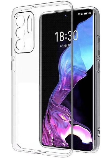 Oppo A16 Kılıf Ultra Ince Şeffaf Silikon