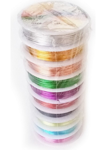Alüminyum Makara Tel - 1mm Kalınlık- 10 Farklı Renk modelleri