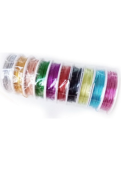 Alüminyum Makara Tel - 1mm Kalınlık- 10 Farklı Renk fırsatları