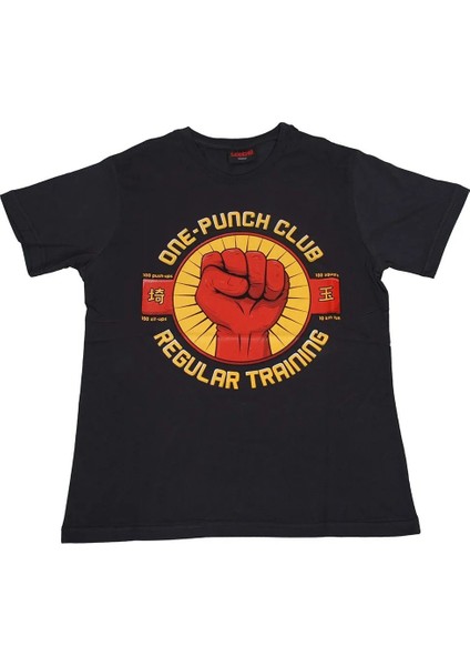 One-Punch Club Tişört Siyah