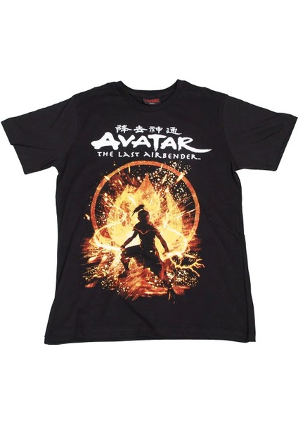 Avatar The Last Airbender Tişört Siyah