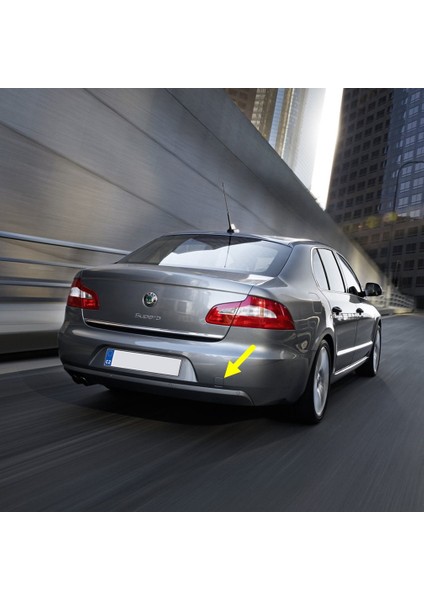 Skoda Superb 2 Sedan 2009-2013 Arka Tampon Çekme Demiri Kapağı Çeki Kapak 3T5807441 fiyatları