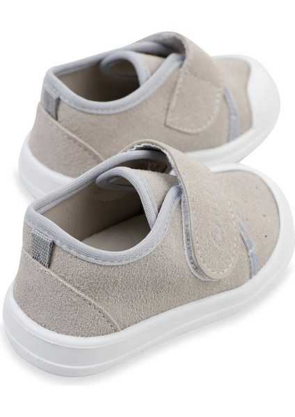 Erkek Bebek Keten İlk Adım Ayakkabısı 19-21 Numara Gri modelleri
