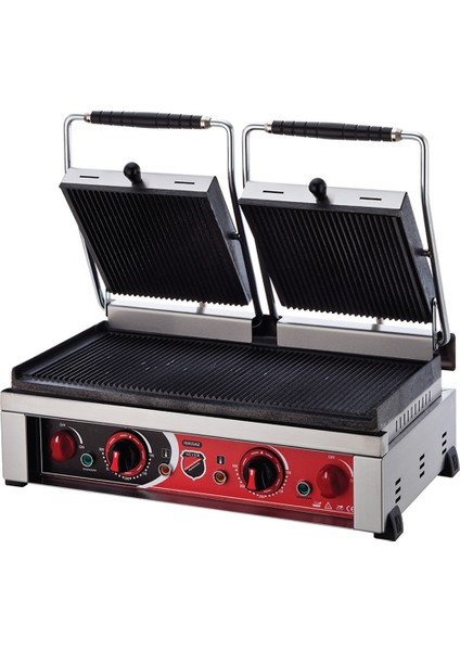 Silverinox Style Elektrikli Çift Kapak 20 Dilim Tost Makinesi SLVR-SS-20D