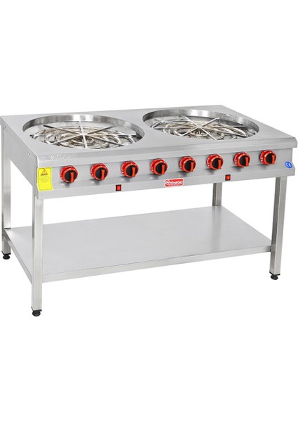 Endüstriyel Doğalgazlı Tezgahlı Motorlu Börek Pişirme Ocağı