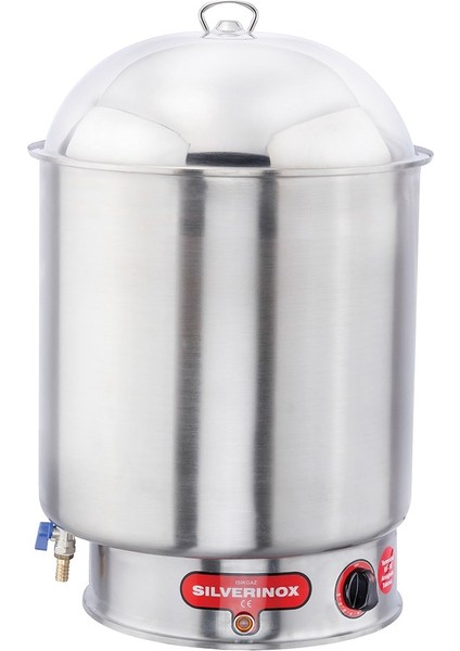 Silverinox Elektrikli 23 Lt Süt Mısır Haşlama Kazanı Makinesi