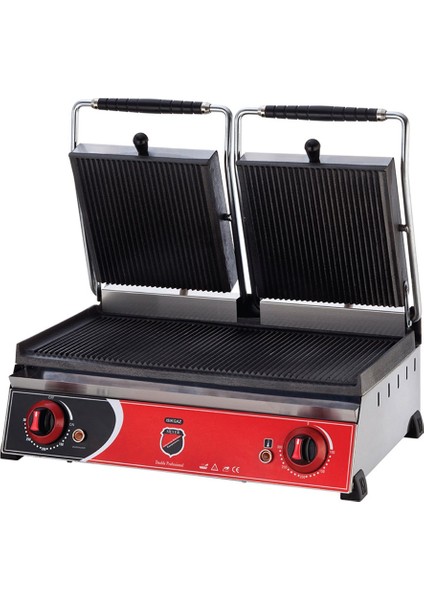 Silverinox Elektrikli Döküm Çift Kapak 20 Dilim Tost Makinesi SLVR-2132