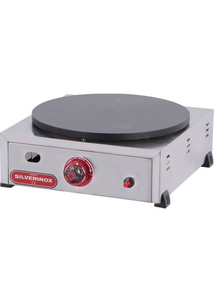 Silverinox Endüstriyel Doğalgazlı 40 cm Krep Pişirme Makinesi