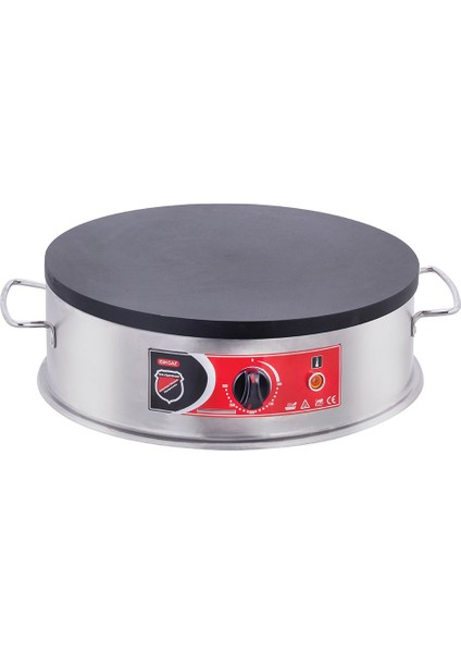 Silverinox Endüstriyel Elektrikli 40 Cm Krep Pişirme Makinesi SLVR-2177Y
