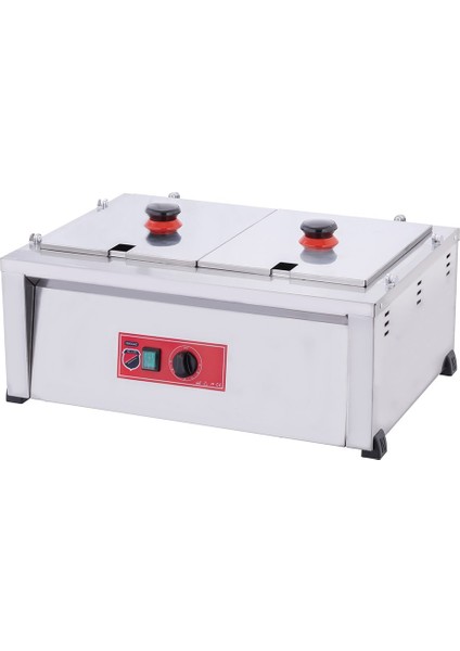 Silverinox Endüstriyel Elektrikli Set Üstü 2 Gözlü Benmari fiyatları