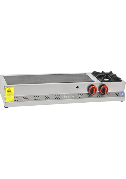 Endüstriyel Doğalgazlı Set Üstü 80 Cm 1 Ocaklı İskender Ocağı HMK-İSKOG80