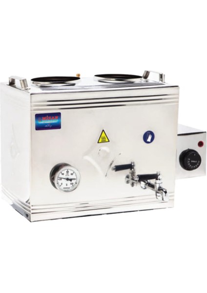 40 Lık Gazlı + Elektrikli 30 Litre Üst Çay Kazanı - Üst Kazan