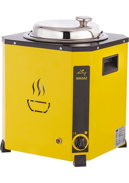 Silverinox Elektrikli 13 Litre Jumbo Çorba Potu Çorba Kazanı SLVR-C-04