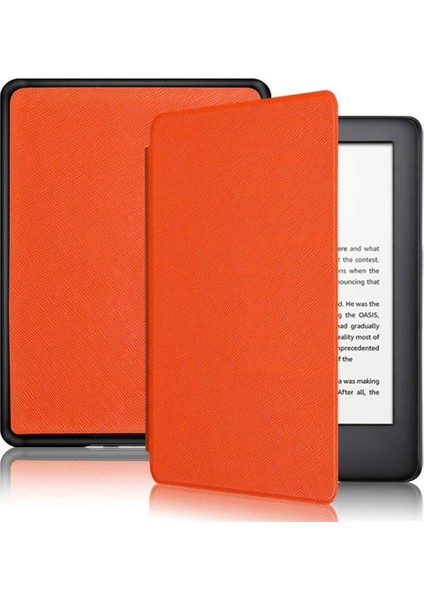 Amazon Kindle Paperwhite 4 E-Kitap Okuyucu Kılıfı Turuncu