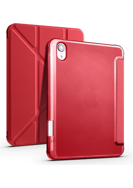 Apple Ipad Mini 6 Kılıf Arkasi Silikon Kalemlikli Standlı Trifolding Kılıf indirimleri