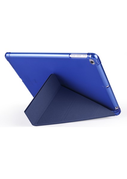 Apple Ipad Pro 10.5 Için Kalemlıklı Arkası Silikon Standlı Trifolding Kılıf
