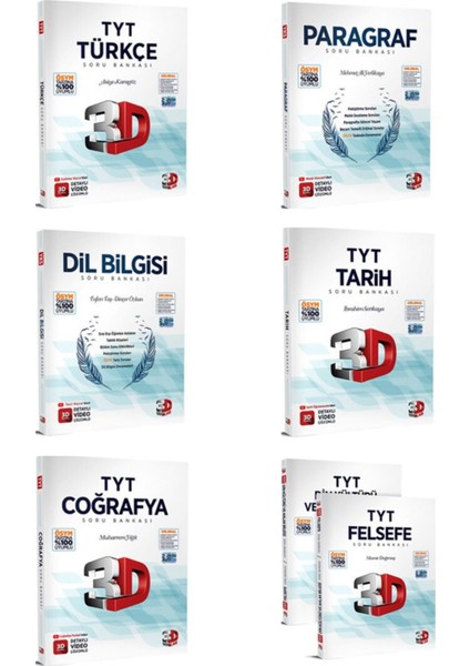 2023 TYT Sözel Soru Bankası 6'lı Set