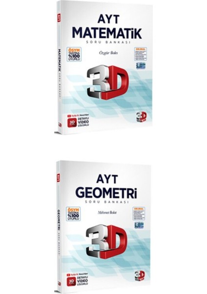 2023 - AYT Matematik - Geometri Soru Bankası 2'li Set