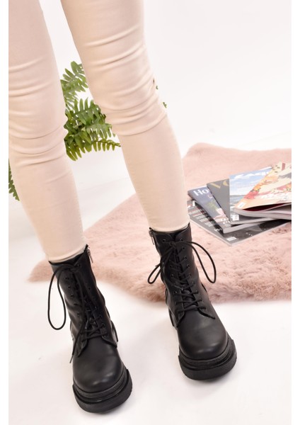 Kadın Siyah Rugan Bot & Bootie & Postal fiyatları