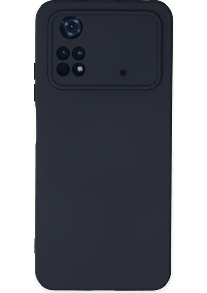 Xiaomi Redmi Poco M4 Pro 4g Uyumlu Kılıf Kamera Lens Korumalı Içi Kadife Silikon Liquid Sıvı Mat Soft Yumuşak Dokulu Case Silicone