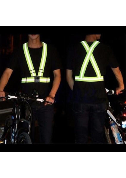 Reflektörlü Scooter Bisiklet ve Motosiklet Pratik Ikaz Yeleği
