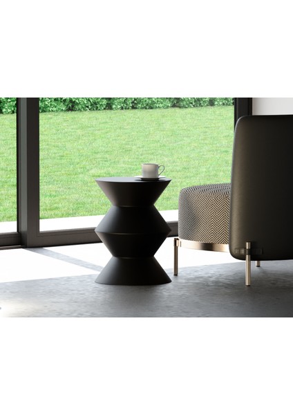 Echo Furniture Neva Siyah Sehpa