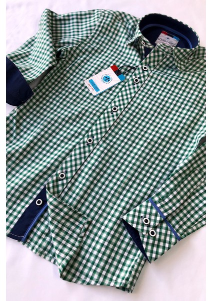 Kareli Uzun Kol Erkek Çocuk Gömleği fiyatları