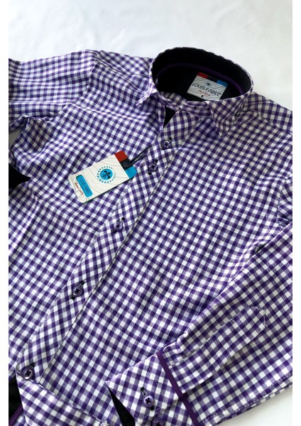 Kareli Uzun Kol Erkek Çocuk Gömleği fiyatları