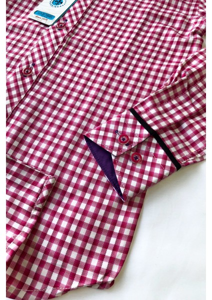 Kareli Uzun Kol Erkek Çocuk Gömleği fiyatları