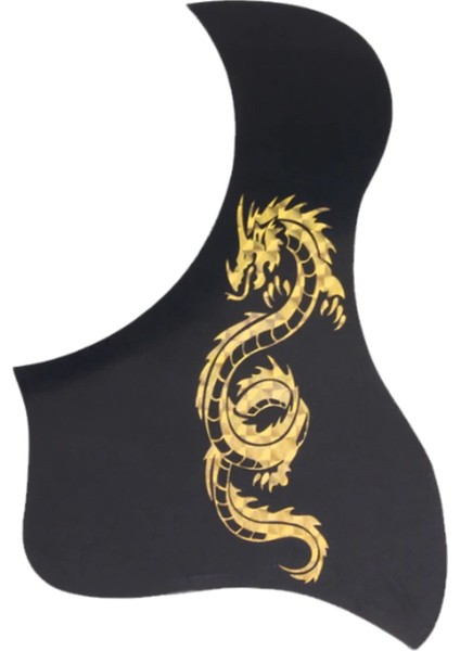 PG170YW Pickguard Gitar Pena Koruyucu Dragon Sarı