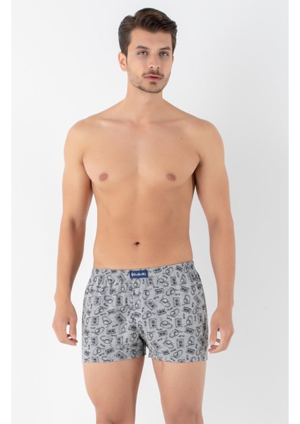 Doğal Pamuklu Erkek Boxer