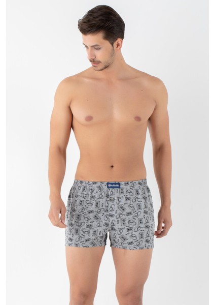 Doğal Pamuklu Erkek Boxer