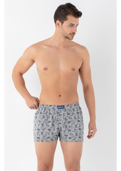 Doğal Pamuklu Erkek Boxer