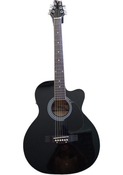 Elektro Akustik Gitar SA35DSCE-BK