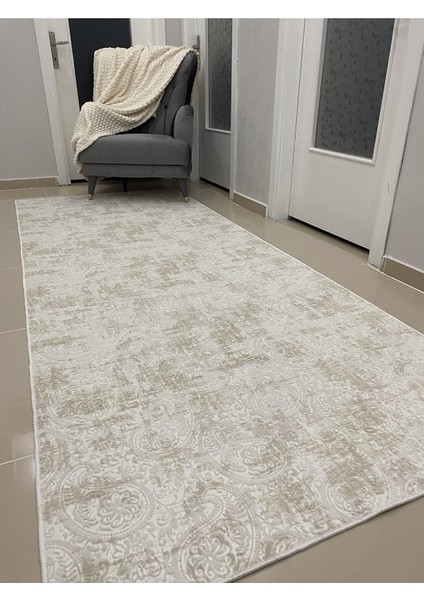 Dinarsu Krem Kaymaz Taban Kesme Yolluk Nevra Asos Krem modelleri