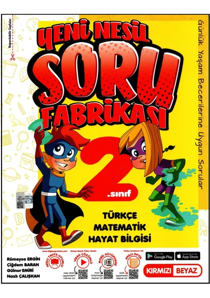 Kırmızı Beyaz Yayınlar 2.Sınıf  Efsane Soru Fabrikası 2