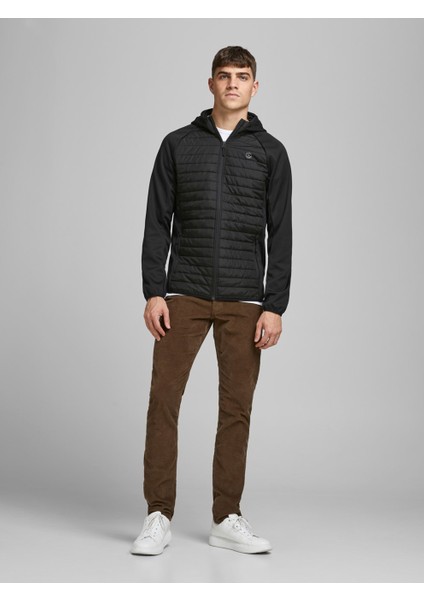 12182242 Jjemulti Quilted Jacket Noos Erkek Mont Black