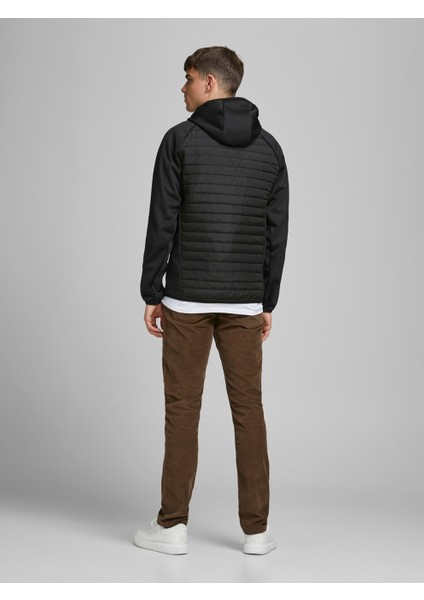 12182242 Jjemulti Quilted Jacket Noos Erkek Mont Black