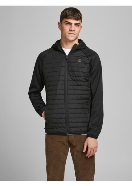 12182242 Jjemulti Quilted Jacket Noos Erkek Mont Black