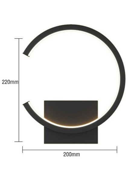 10 W Duvar Lambası Basit LED Lamba (Yurt Dışından)