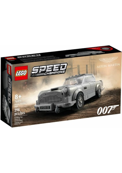 ® Speed Champions 007 Aston Martin DB5 76911 - 8 Yaş ve Üzeri Çocuklar ve Araba Tutkunları için James Bond# Modeli Oyuncak Yapım Seti (298 Parça)