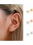 Gümüş Minik Toplu Tragus Kıkırdak Piercing Tek Küpe 1