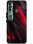 Tecno Spark 7 Pro Kılıf Kırmızısiyah Desenli Hd Baskılıf Silikon Kılıf - 8073 1