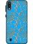 Samsung Galaxy M10 Kılıf Baskılı Mavi Desenli Zipax A++ Silikon - 8813 1